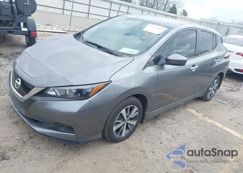 2021 Nissan Leaf S Plus 62 Kwh z USA, uszkodzony, nr VIN 1N4BZ1BVXMC552659